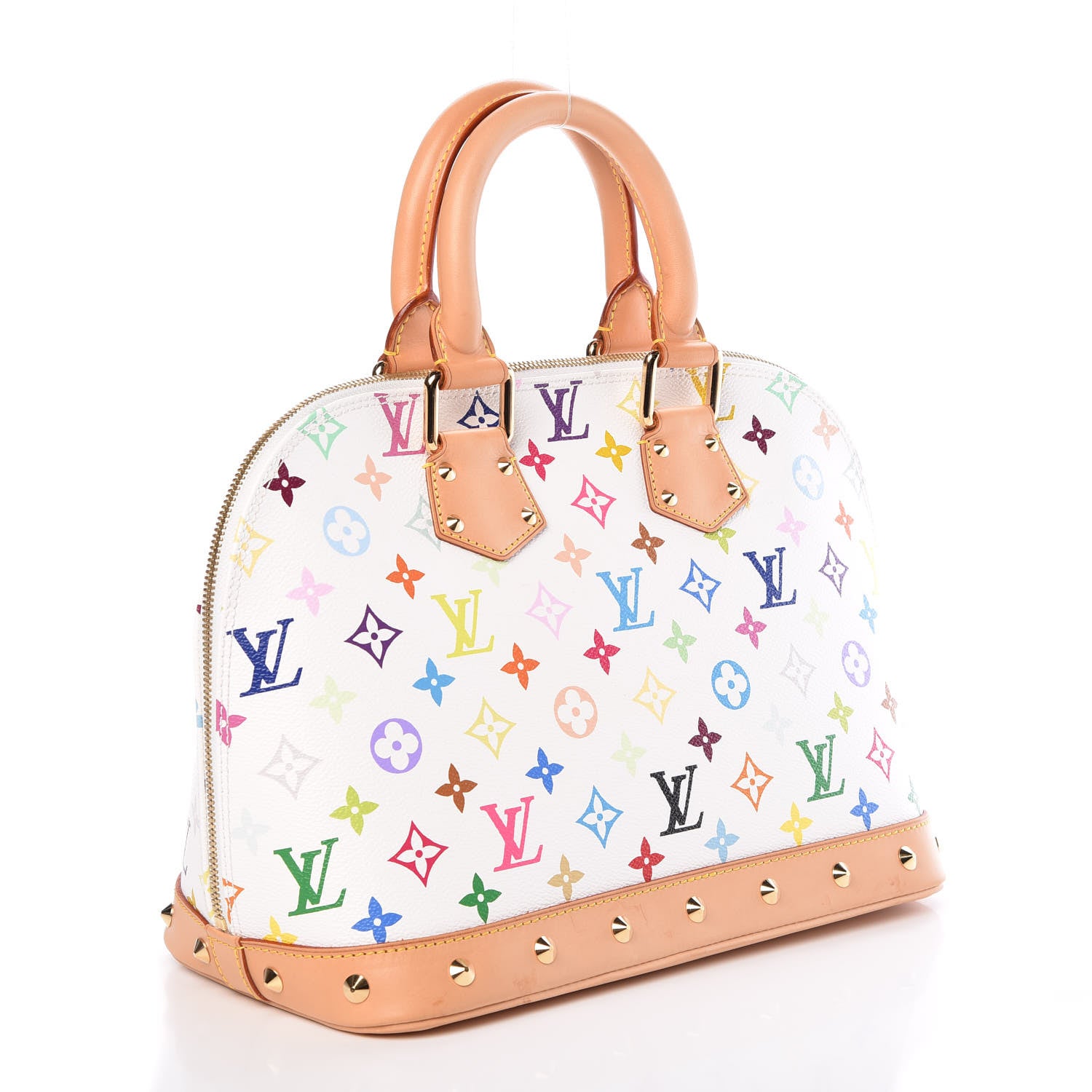 Louis Vuitton Monogram Multicolor Alma White 3 of 8