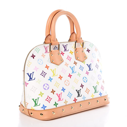 Louis Vuitton Monogram Multicolor Alma White 3 of 8