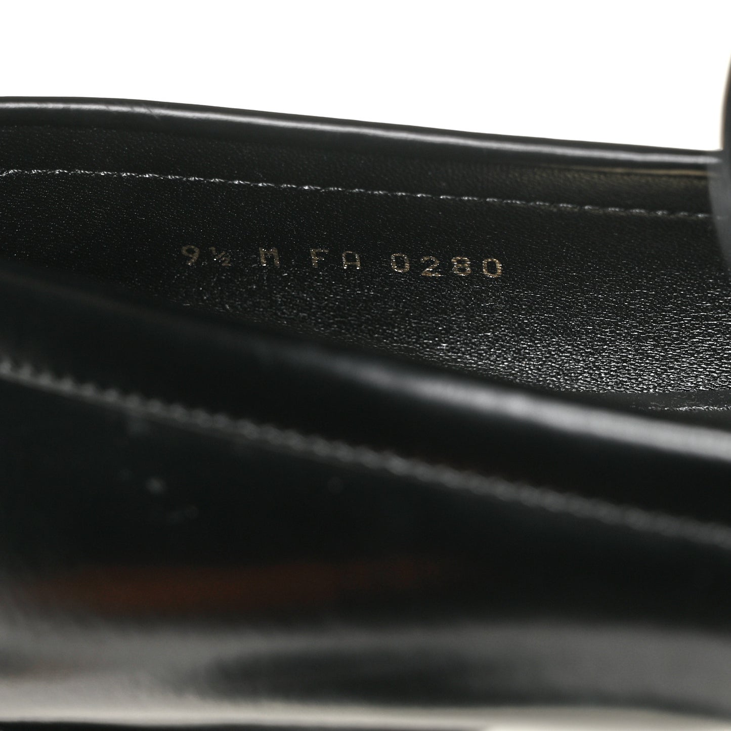 X NBA Calfskin Mens Loafers 9.5 Black