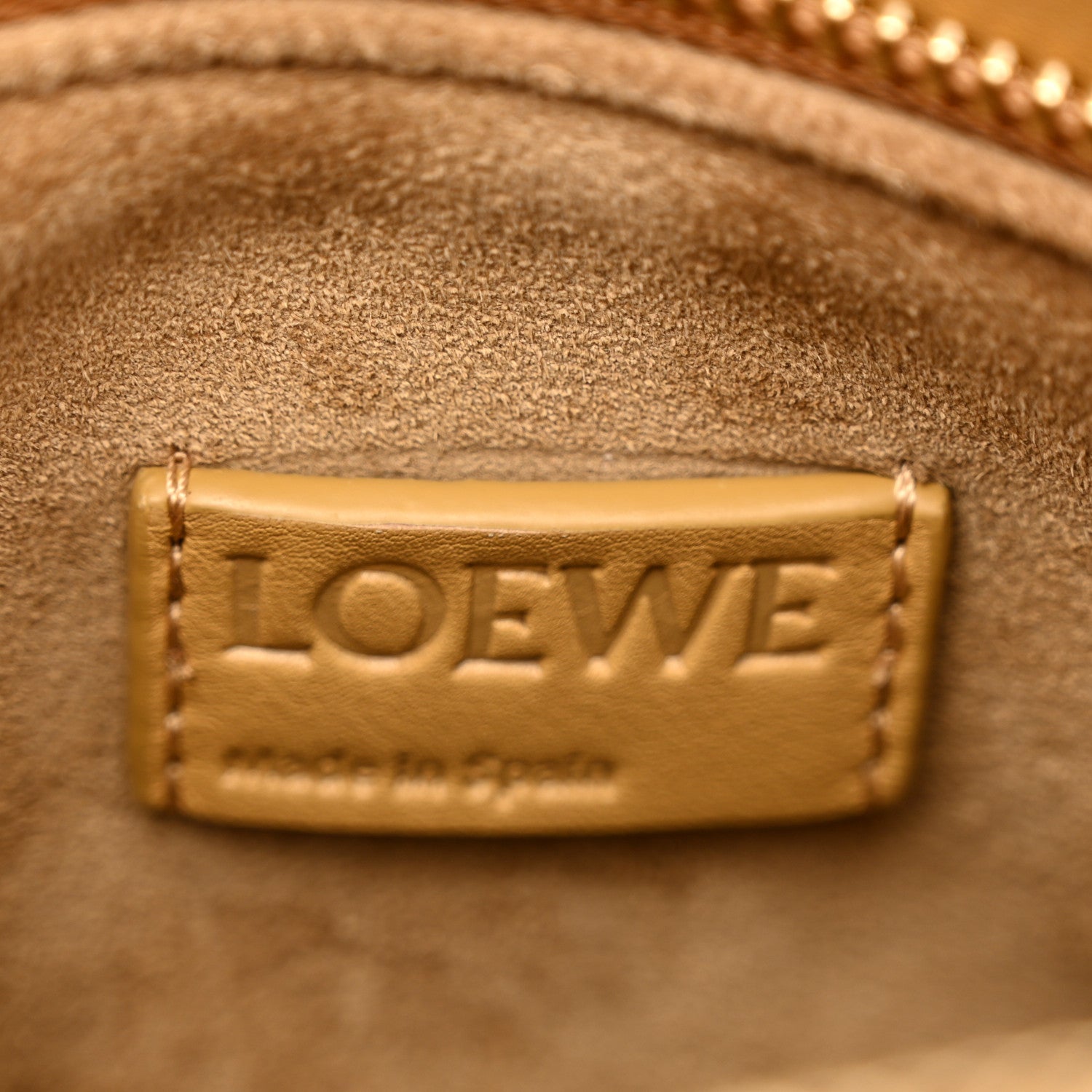 Loewe Calfskin Small Woven Puzzle Bag Sahara 6 of 12