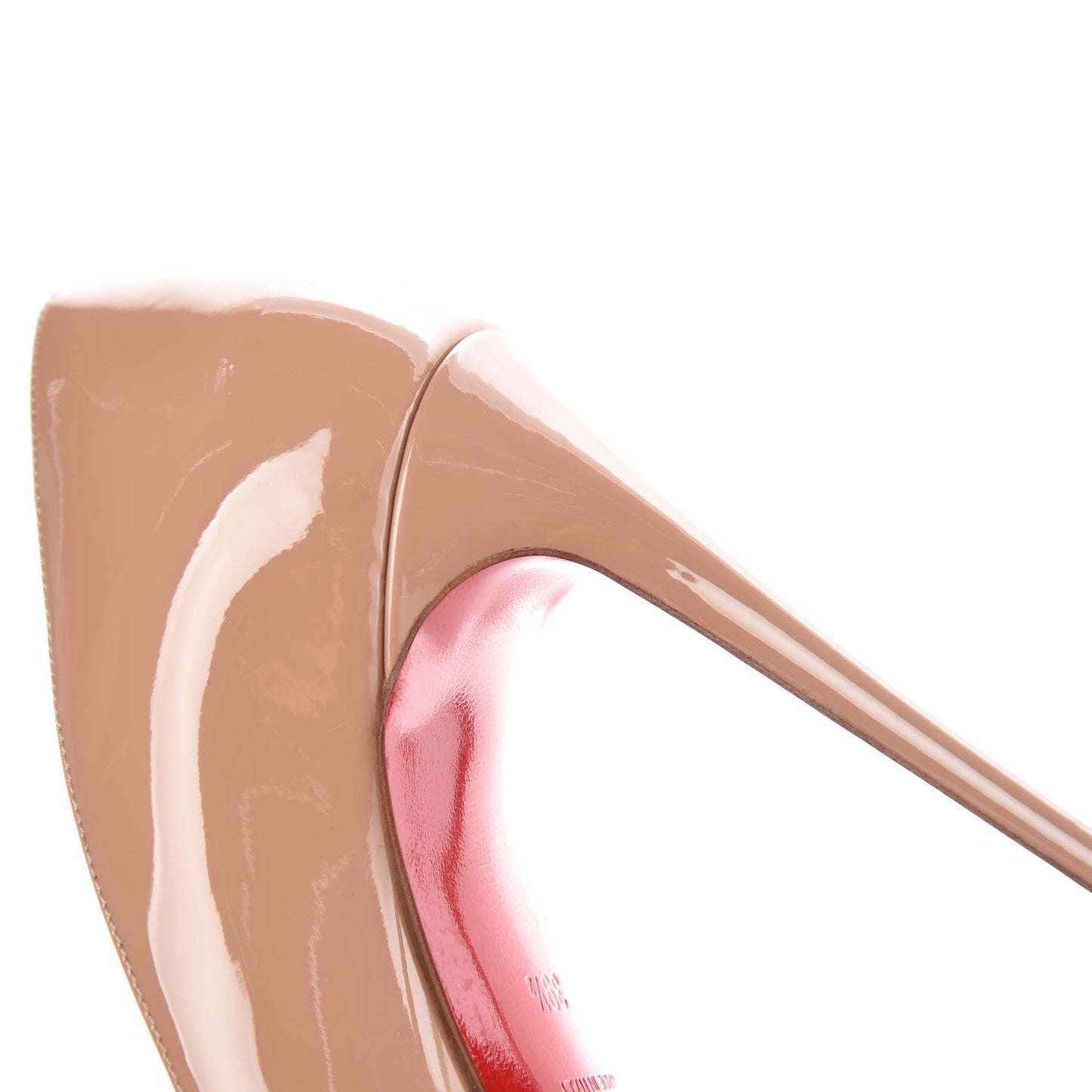 Patent Pigalle Follies 100 Pumps 39.5 Nude