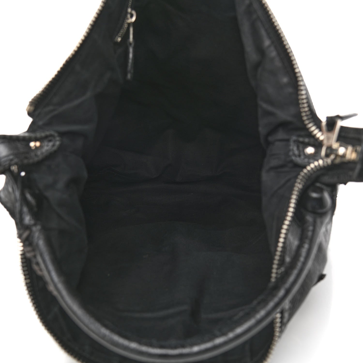 Balenciaga Agneau Giant Brogues Hardware Day Hobo Black 10 of 19