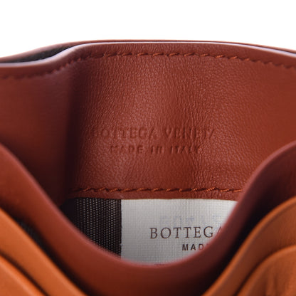 Bottega Veneta Nappa Intrecciato Two Tone Card Holder Orange 7 of 9