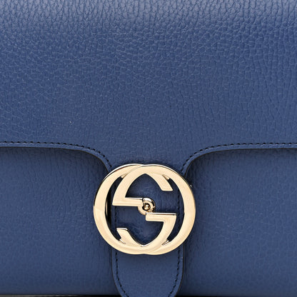 Gucci Dollar Calfskin Interlocking G Top Handle Shoulder Bag Caspian 8 of 10