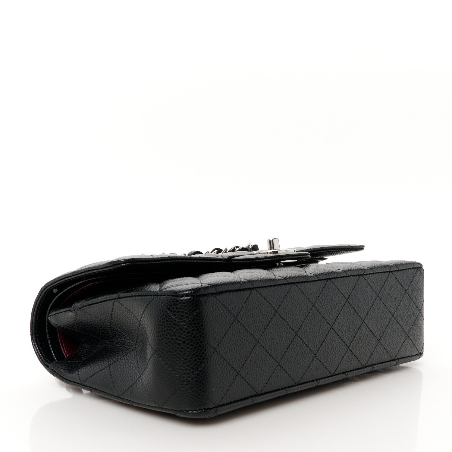 Chanel Caviar Quilted Medium Double Flap Black 4 of 12
