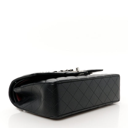 Chanel Caviar Quilted Medium Double Flap Black 4 of 12