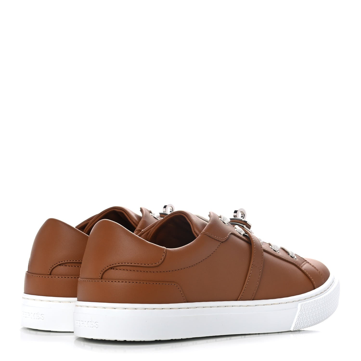 Hermes Calfskin Day Sneakers 38.5 Naturel 4 of 12
