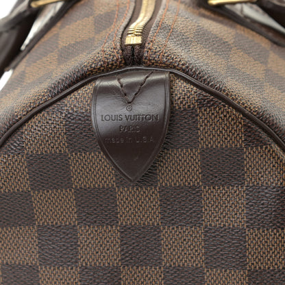 Louis Vuitton Damier Ebene Speedy 30 7 of 15