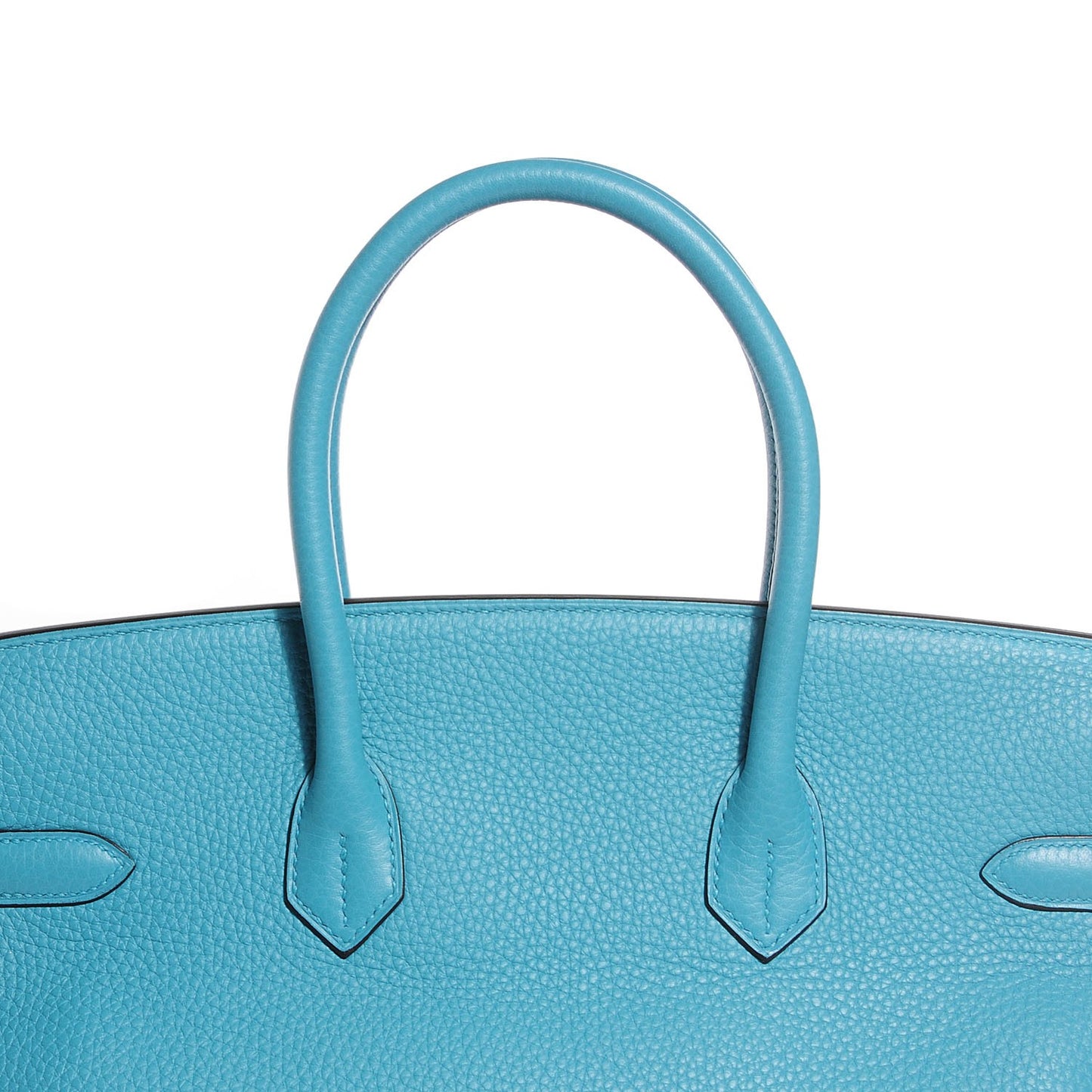 Togo Birkin 35 Bleu Saint Cyr
