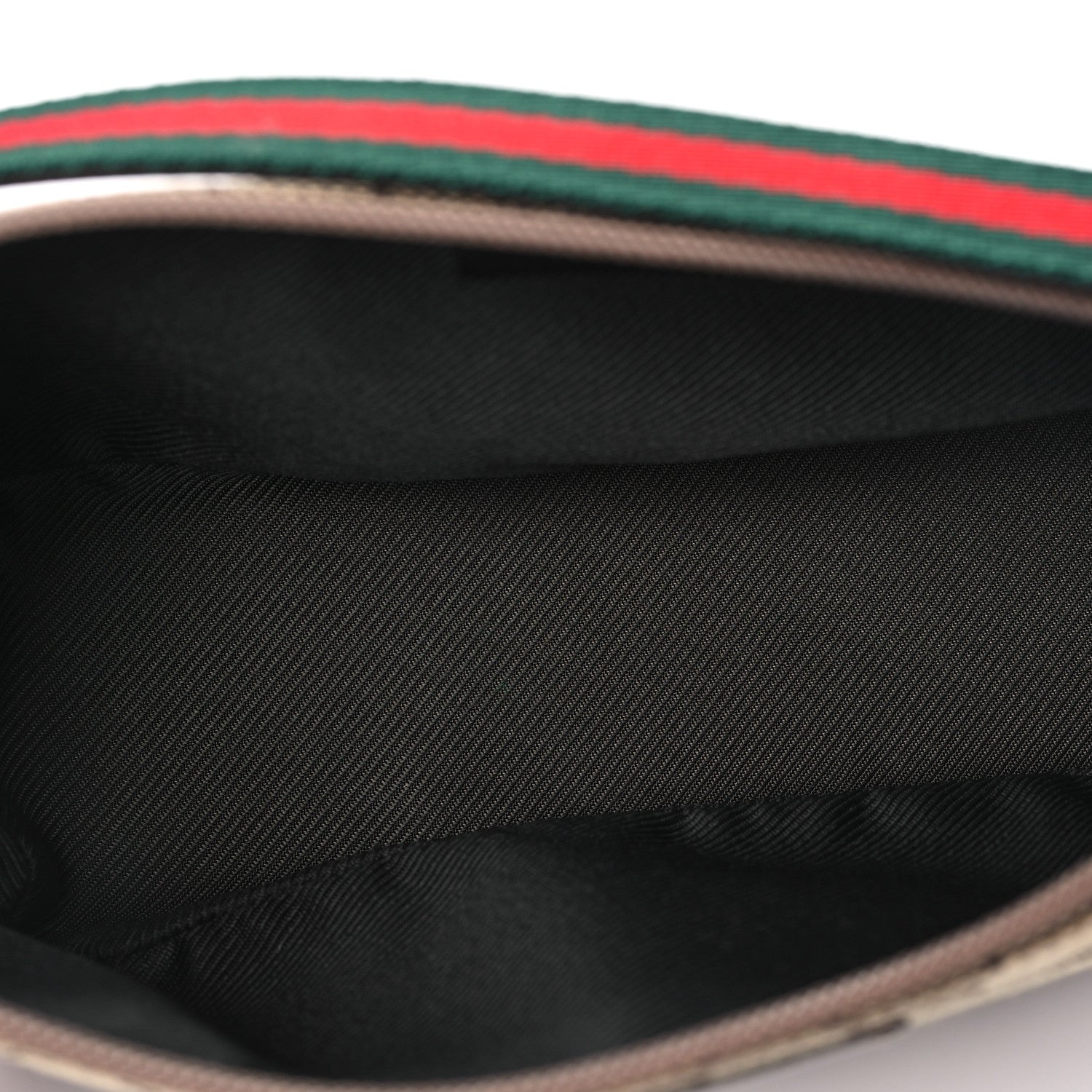 Gucci Monogram Web Boat Pochette Brown 5 of 11