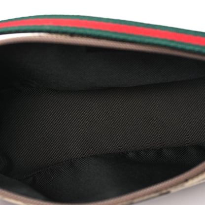 Gucci Monogram Web Boat Pochette Brown 5 of 11