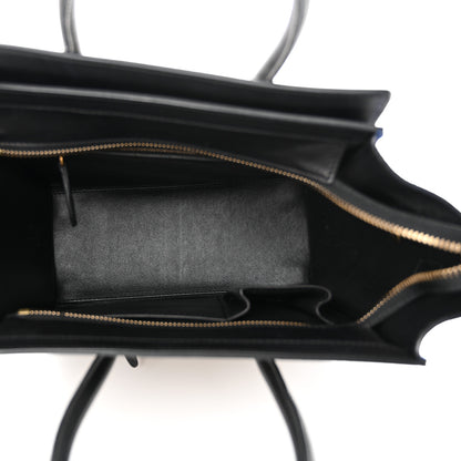 Celine Elephant Calfskin Suede Micro Tri-Color Luggage Sand 5 of 14