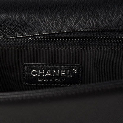 Chanel Caviar Quilted New Medium Boy Flap Black 8 of 11