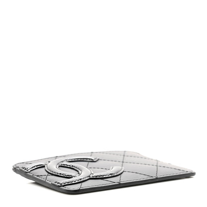 Chanel Calfskin Quilted Cambon Card Holder Black 4 of 7