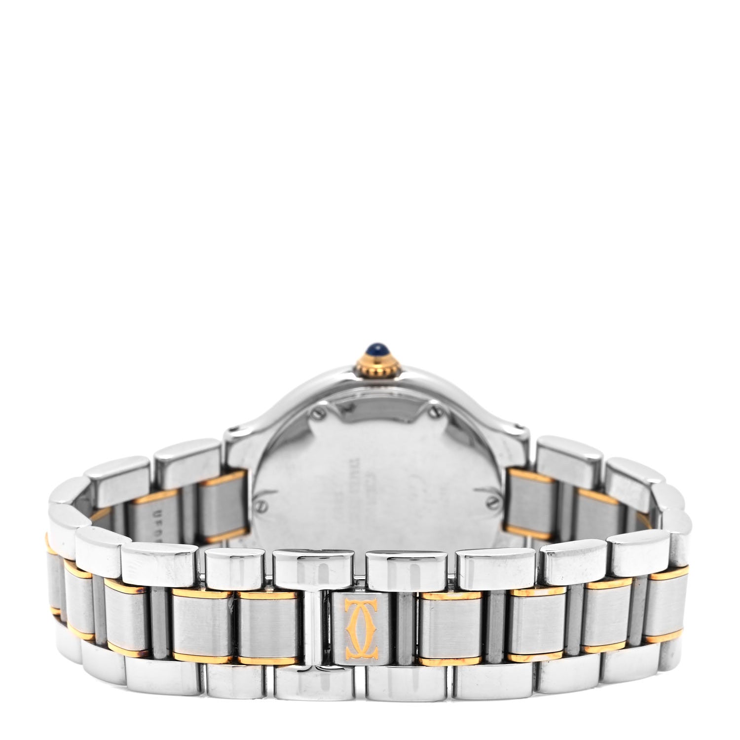 Cartier Stainless Steel 18K Yellow Gold 28mm Must De 21 Quartz Watch 3 of 4