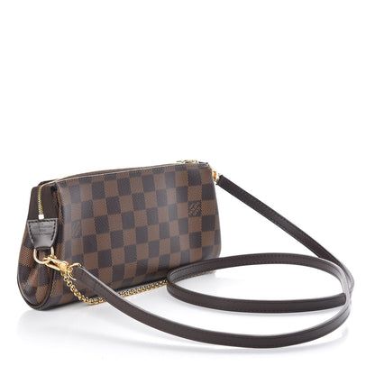 Louis Vuitton Damier Ebene Eva Clutch 3 of 9