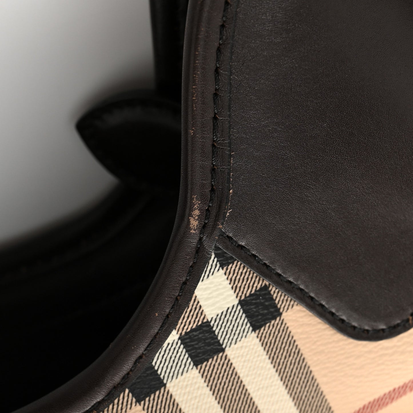 Haymarket Check Small Brooklyn Hobo Brown