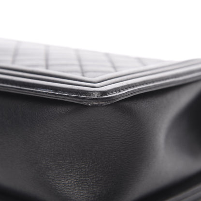 Chanel Calfskin Quilted New Medium Boy Flap Black 10 of 15