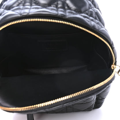 Christian Dior Lambskin Cannage Mini Backpack Black 4 of 4
