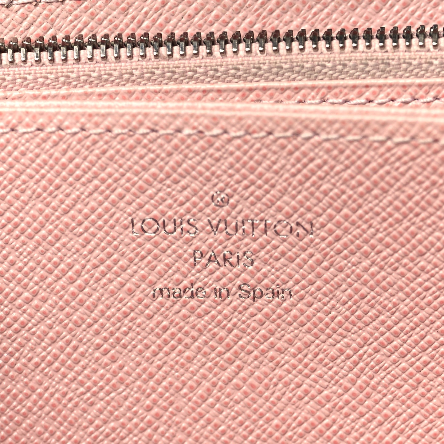 Epi Zippy Wallet Rose Ballerine
