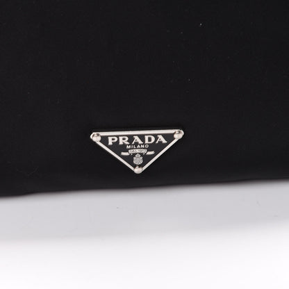 Prada X UNIVERSAL STUDIOS Tessuto Nylon Soft Calfskin Frankenstein Heart Chain Shopping Tote Black 10 of 11