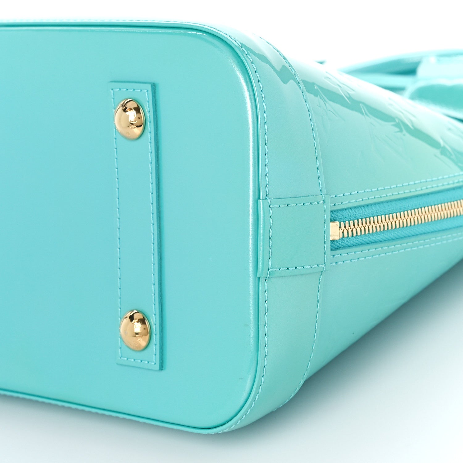 Louis Vuitton Vernis Alma PM Blue Lagon 8 of 8