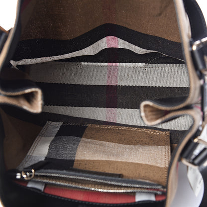 Burberry Canvas Mega Check Medium Maidstone Black 4 of 10