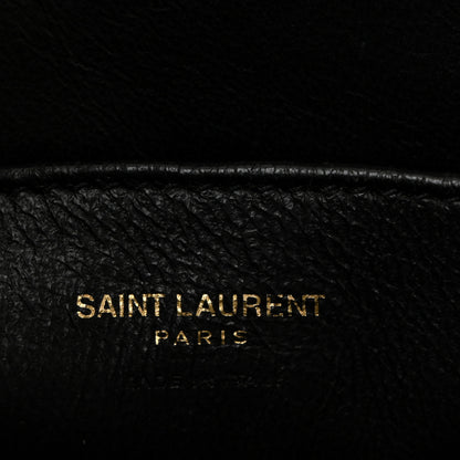Saint Laurent Calfskin Monogram Baby Cabas Black 6 of 10