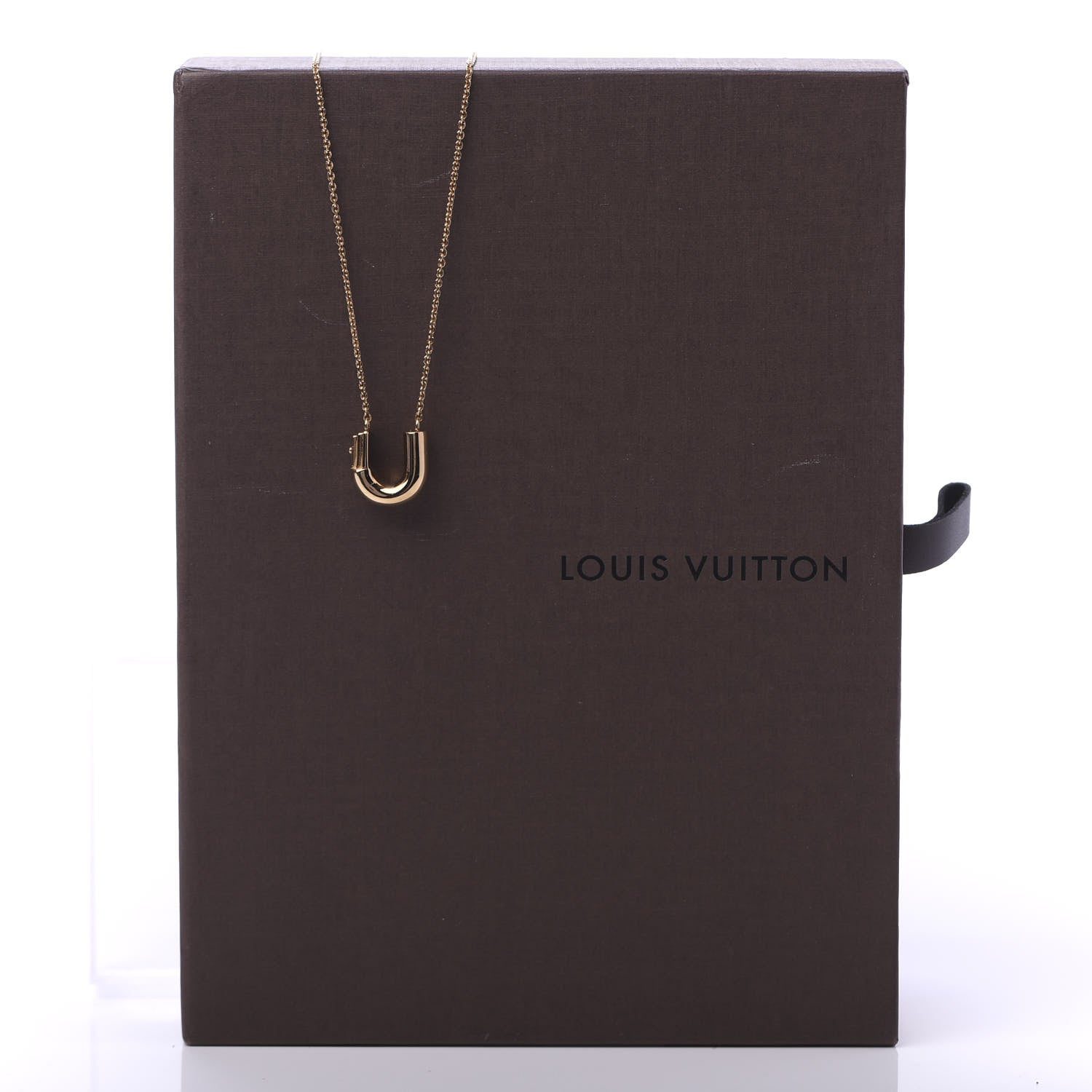 Louis Vuitton LV And Me Letter U Necklace Gold 7 of 7