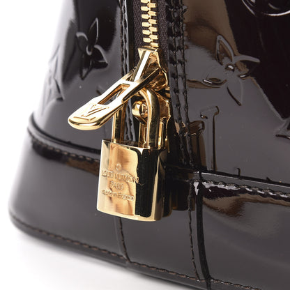 Louis Vuitton Vernis Alma GM Amarante 13 of 15