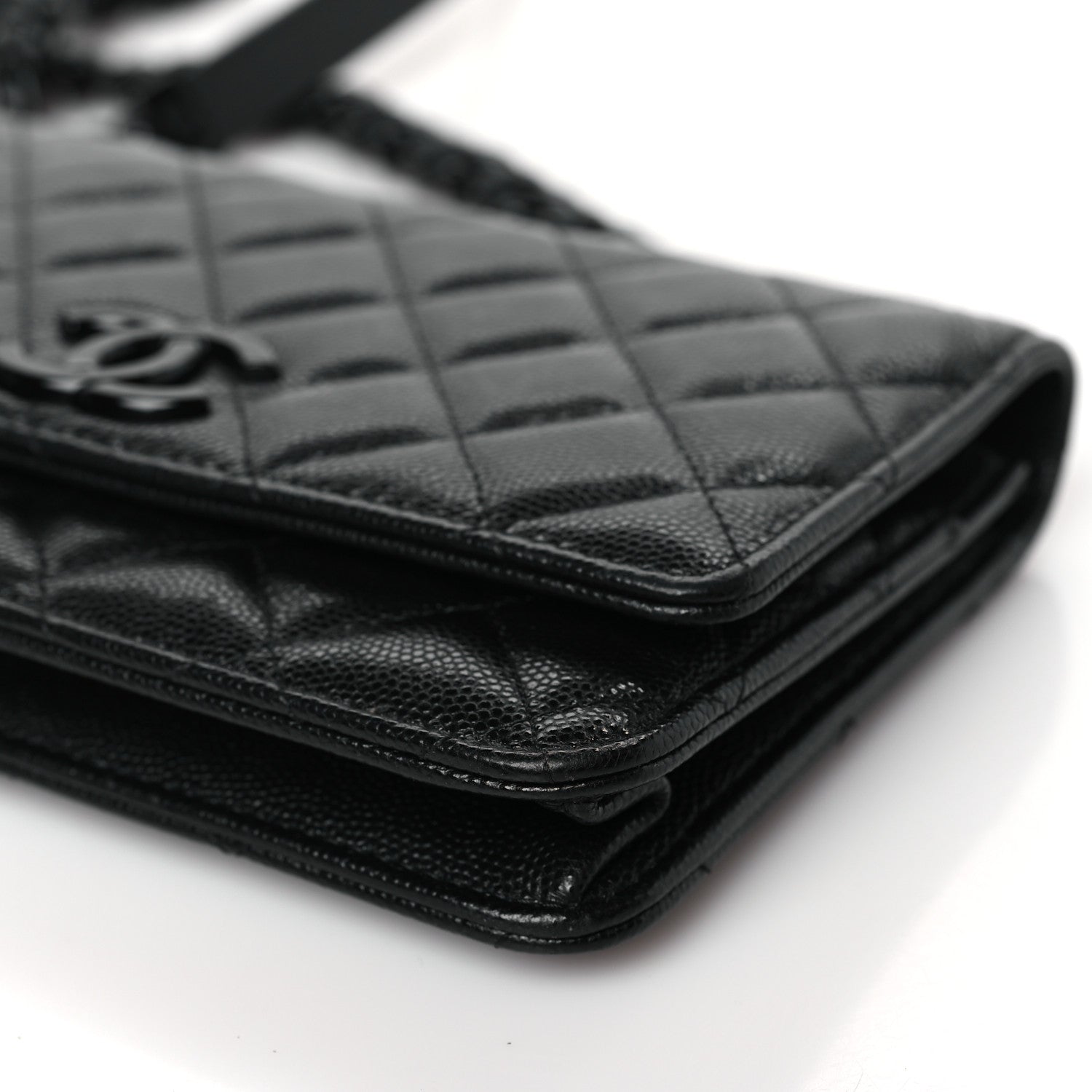 Chanel Caviar Quilted My Everything Wallet On Chain WOC Black 10 of 11