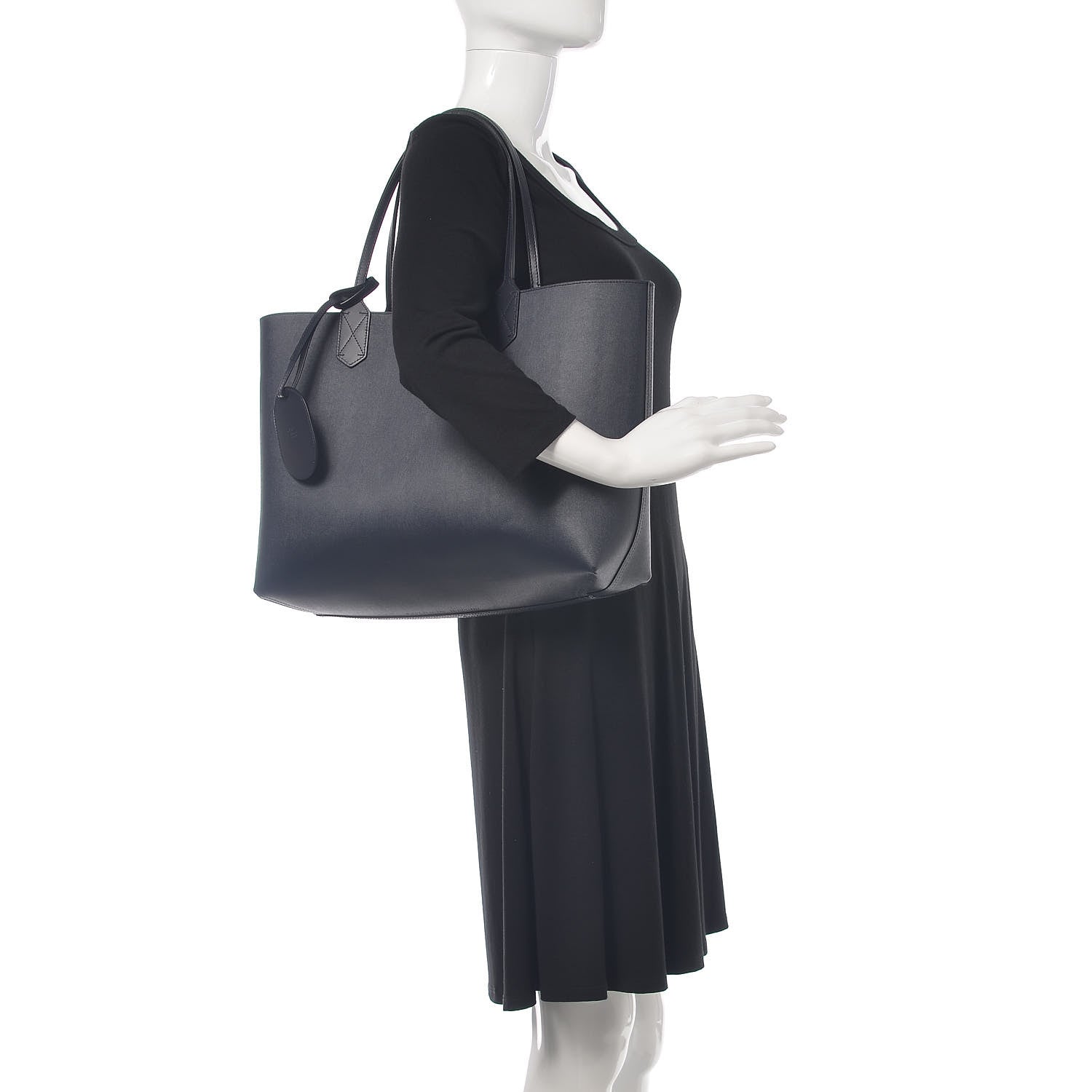 Gucci GG Supreme Monogram Blooms Medium Reversible Tote Beige Blue Navy 3 of 13