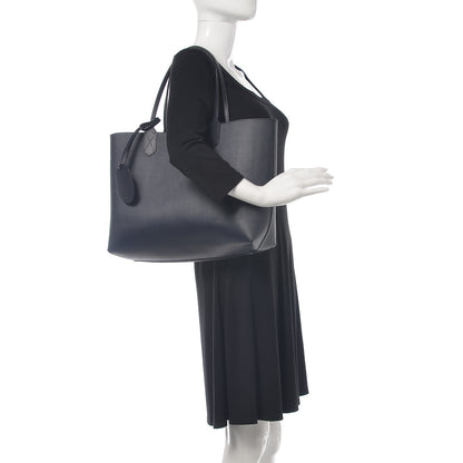 Gucci GG Supreme Monogram Blooms Medium Reversible Tote Beige Blue Navy 3 of 13