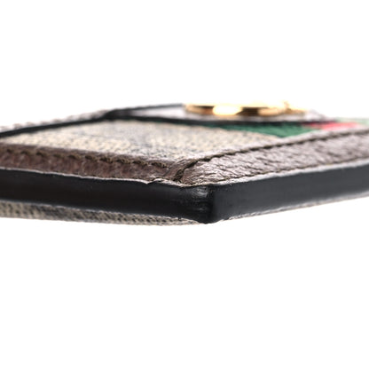 Gucci GG Supreme Monogram Ophidia Card Holder Brown 6 of 9