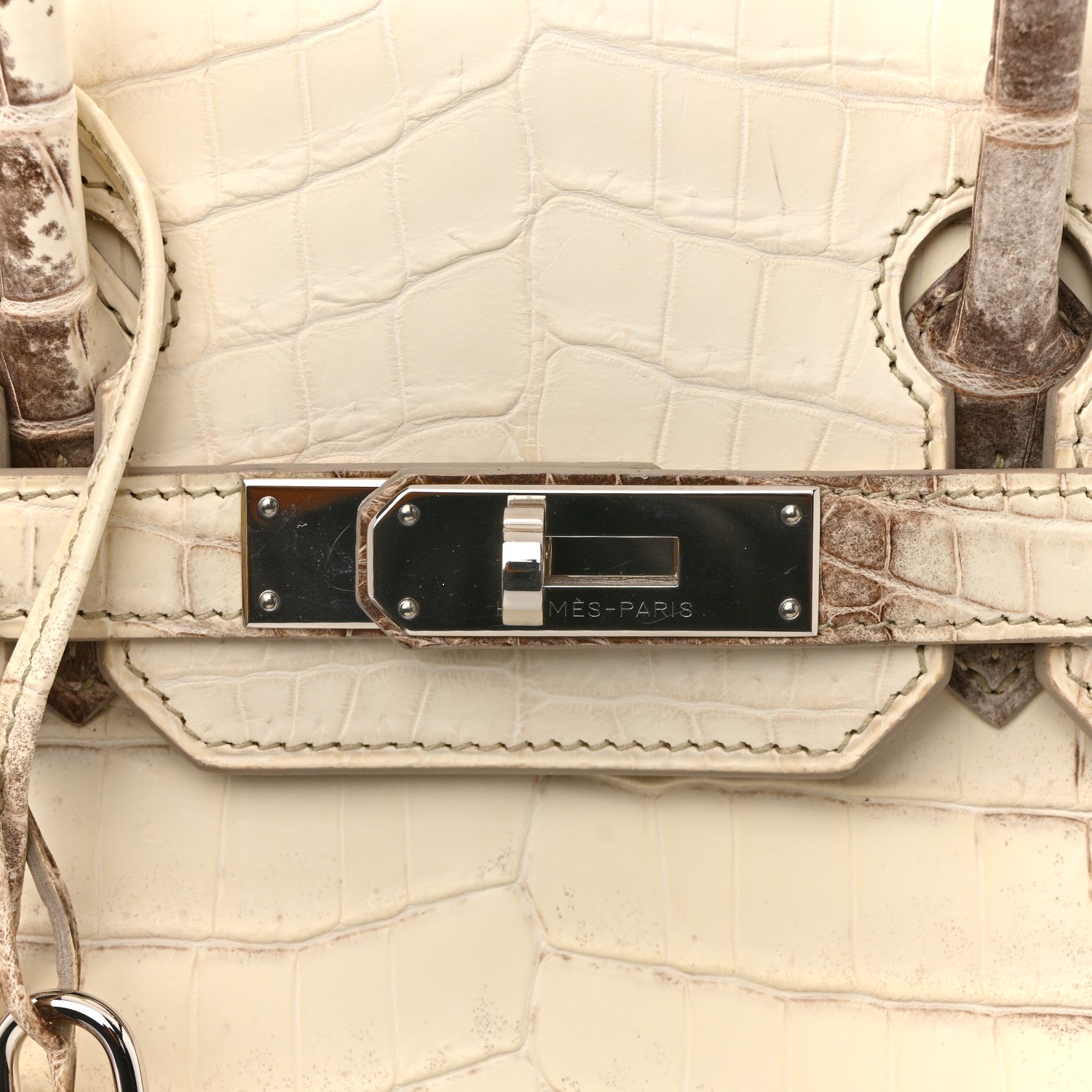 Hermes Matte Niloticus Crocodile Himalaya Birkin 30 Blanc 11 of 15