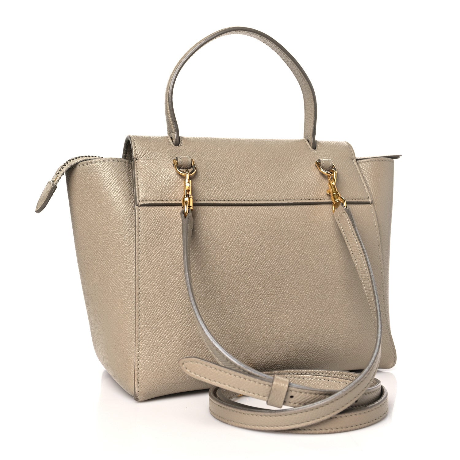Celine Grained Calfskin Nano Belt Bag Light Taupe 3 of 16