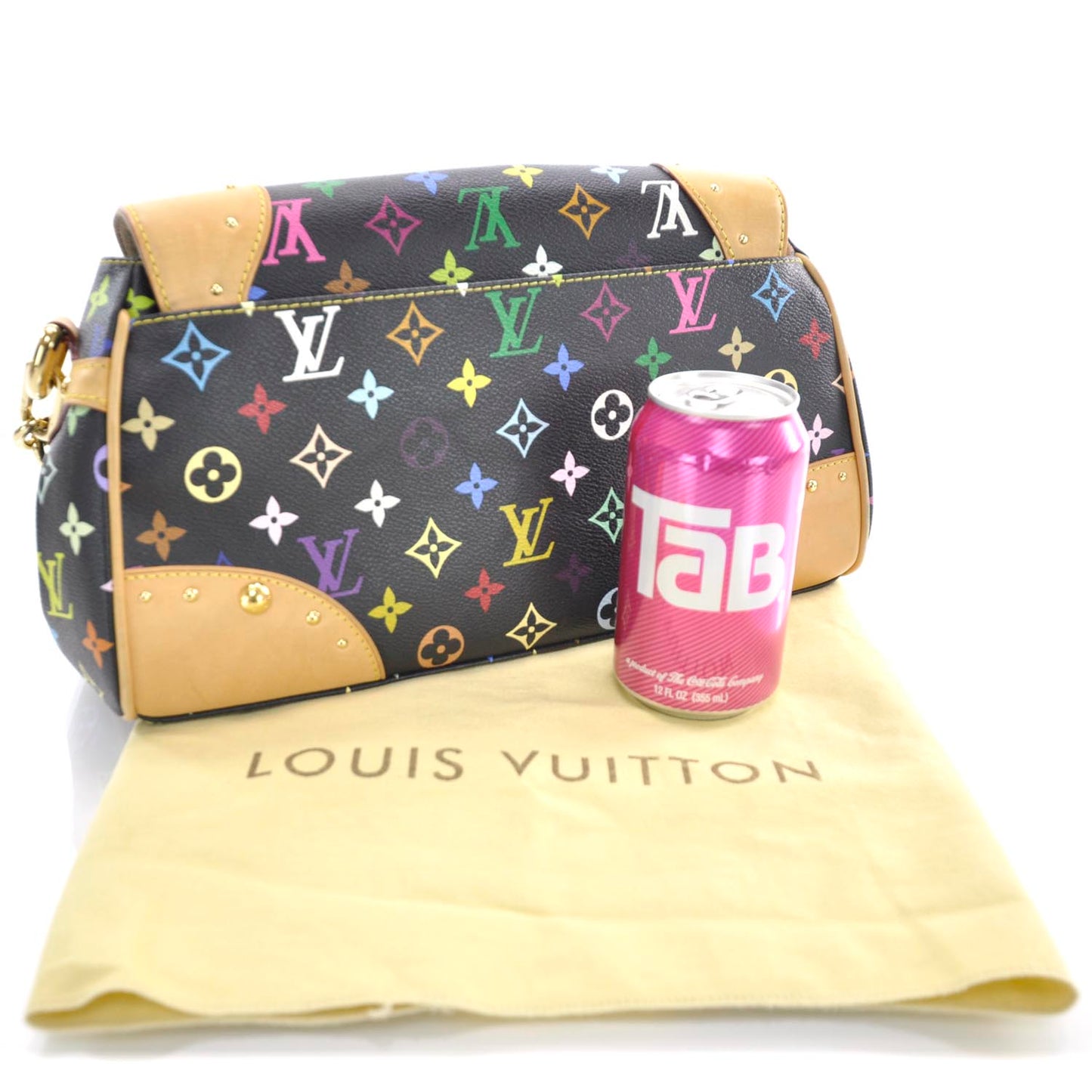 Monogram Multicolor Beverly MM Black