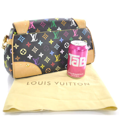 Louis Vuitton Monogram Multicolor Beverly MM Black 3 of 9