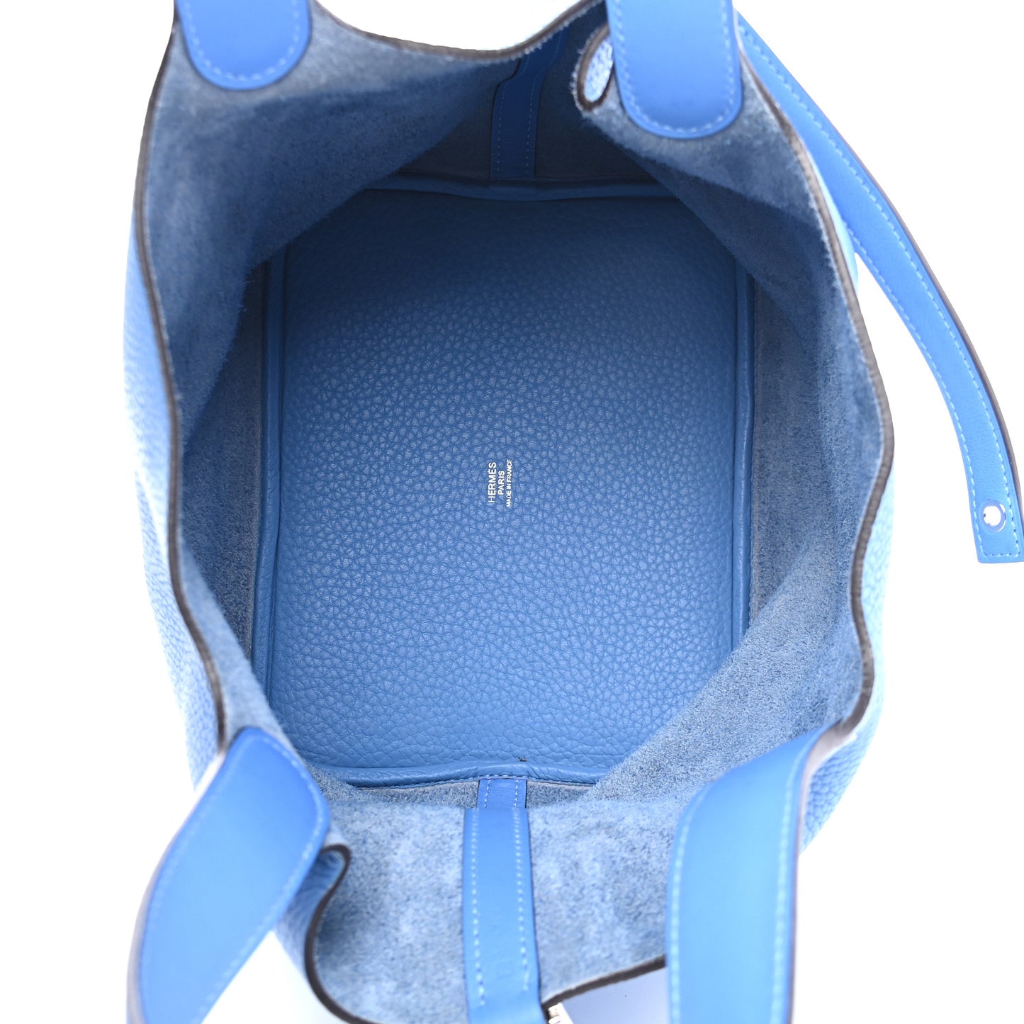 Taurillon Clemence Swift Picotin Lock 22 MM Bleu Paradis