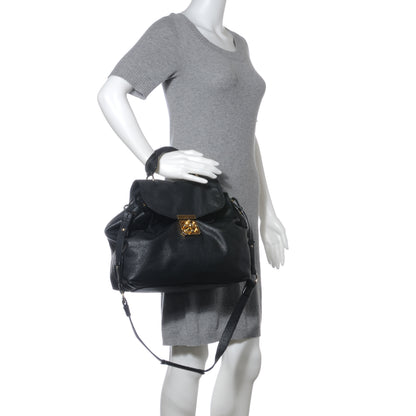 Chloe Calfskin Elsie Satchel Black 2 of 8