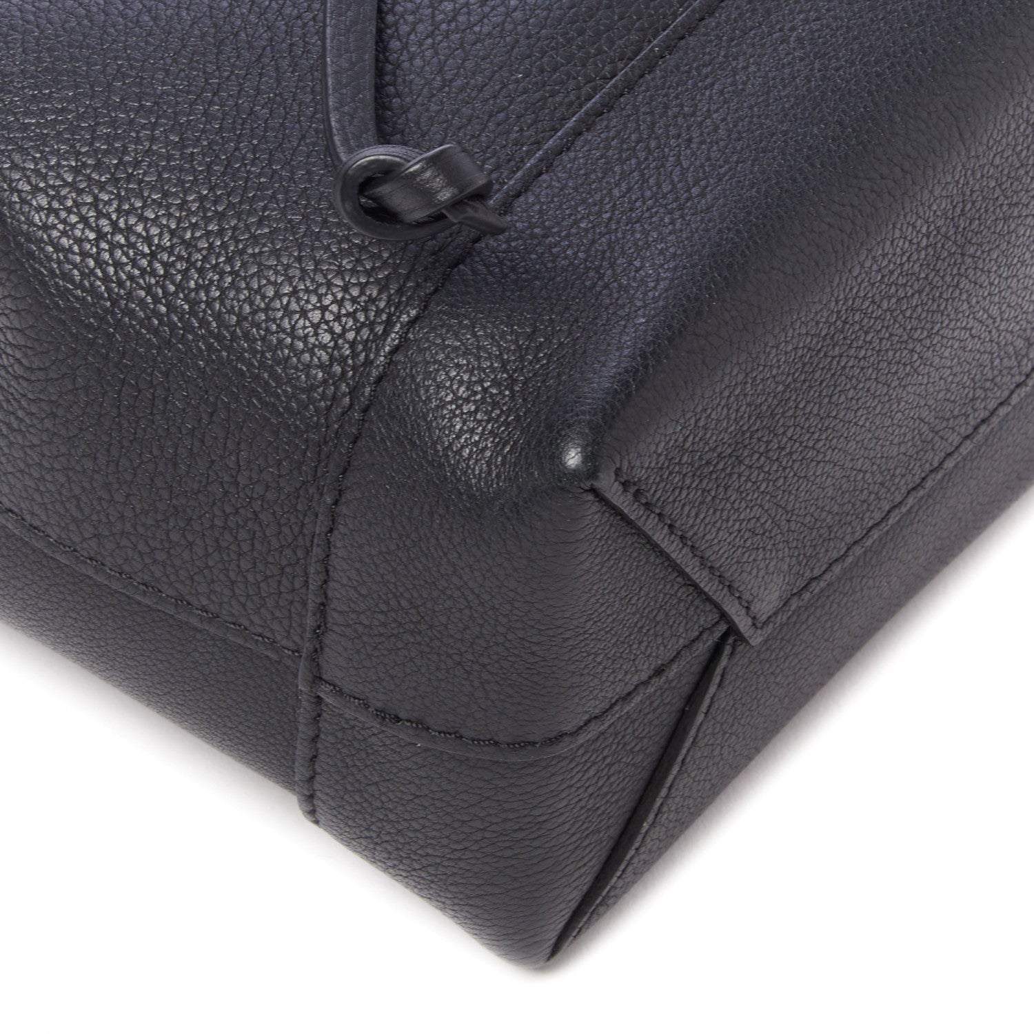 Louis Vuitton Calfskin Lockme Mini Backpack Black 6 of 8