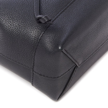 Louis Vuitton Calfskin Lockme Mini Backpack Black 6 of 8