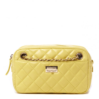 Chanel Calfskin Quilted Reissue Small Camera Case Yellow 1 of 9