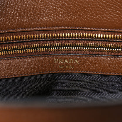Prada Vitello Daino Pocket Shopping Tote Nocciolo 6 of 11