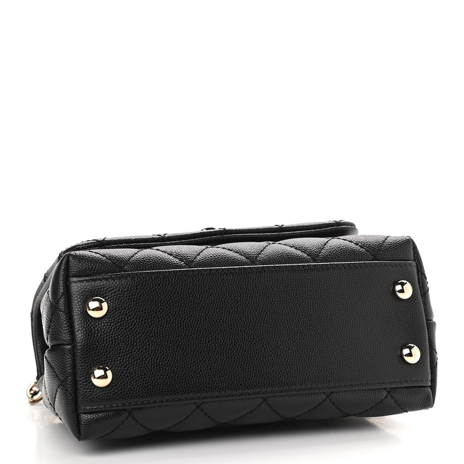 Chanel Caviar Quilted Extra Mini Coco Handle Flap Black 4 of 12