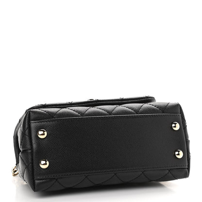 Chanel Caviar Quilted Extra Mini Coco Handle Flap Black 4 of 12