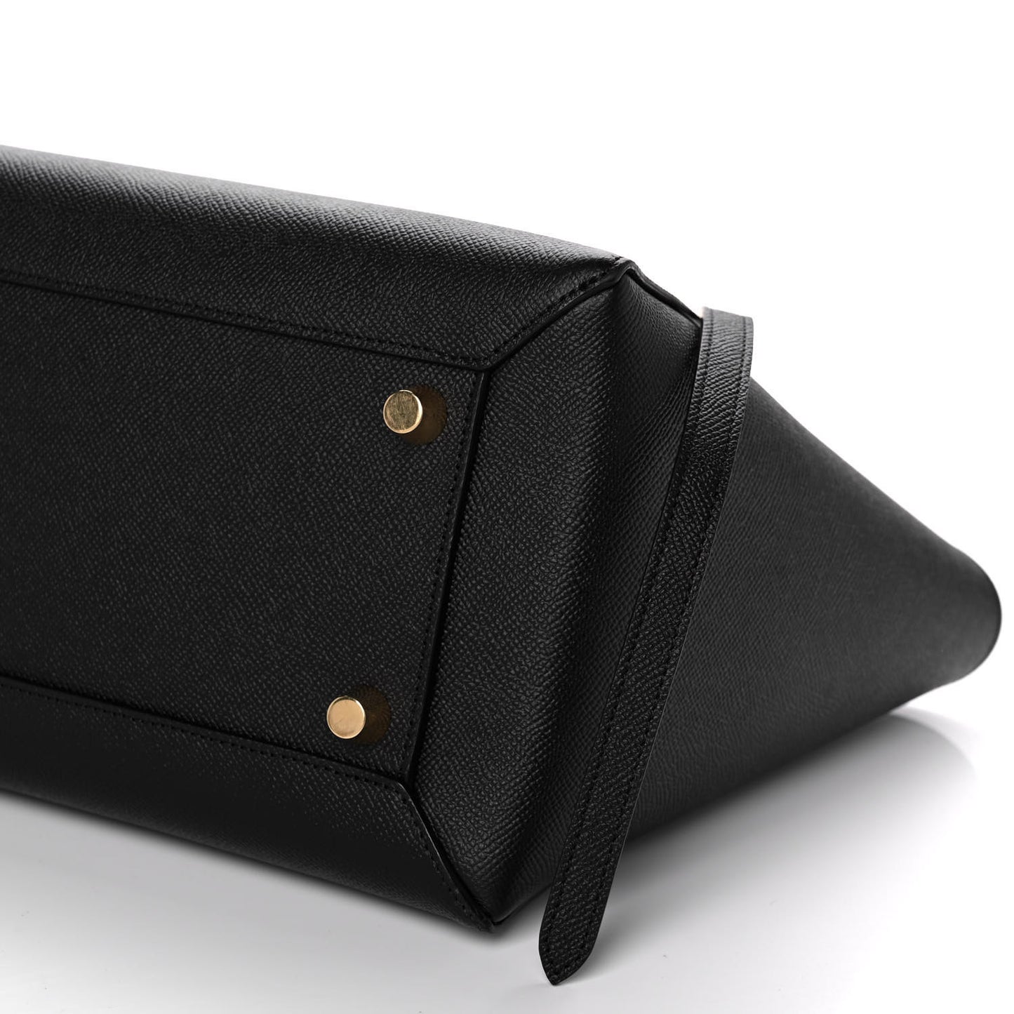 Grained Calfskin Mini Belt Bag Black