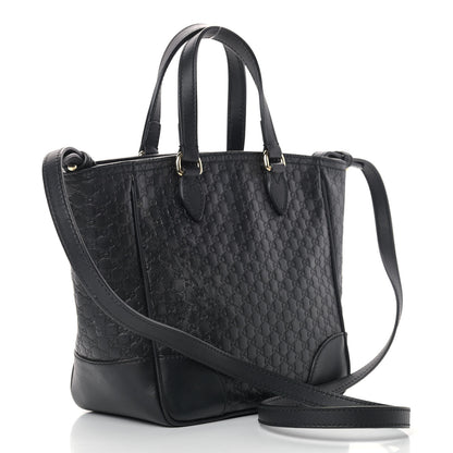 Gucci Microguccissima Small Bree Tote Black 3 of 13