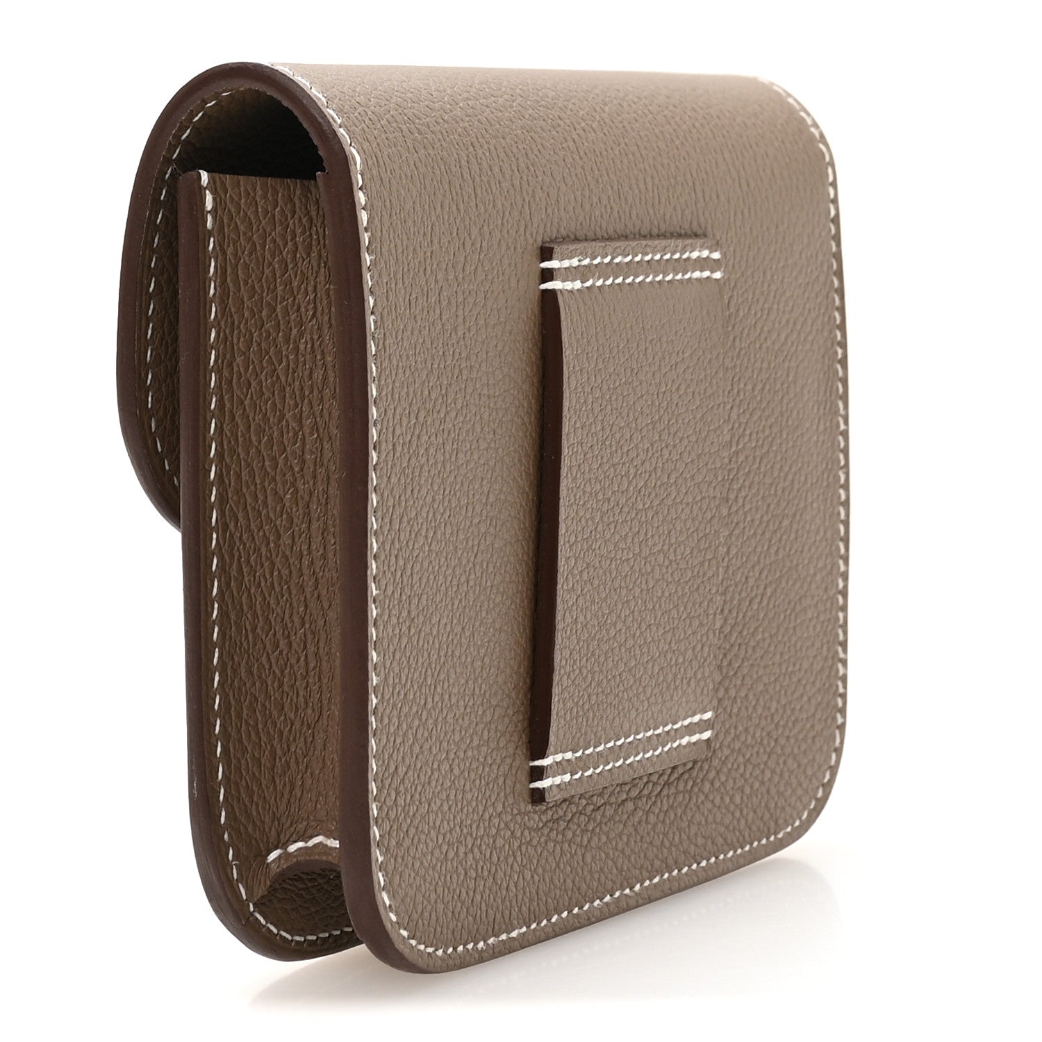 Hermes Evercolor Constance Slim Wallet Etoupe 4 of 9