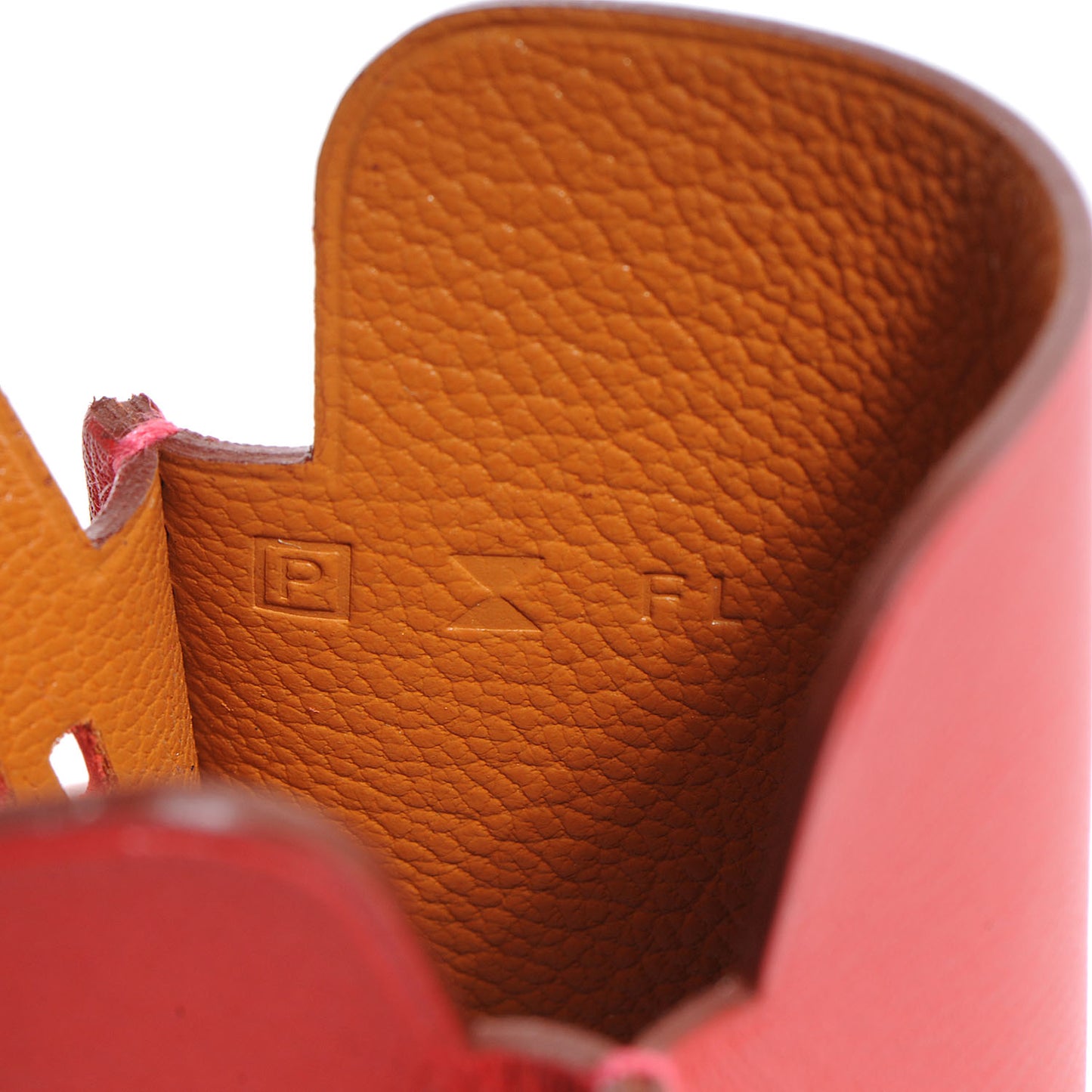 Swift Leather iPhone 4 4S Case Vermillion and Orange